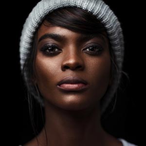 Photo portrait of woman in a hat